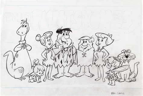 Flintstones Sketch at PaintingValley.com | Explore collection of ...