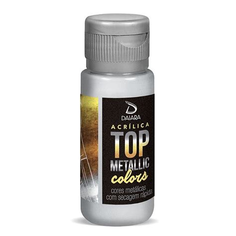 Tinta Acr Lica Top Metallic Colors Ml Loja Oficial Daiara