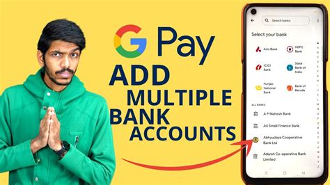 How To Add Secondary Bank Account In Google Pay Add Multiple Bank