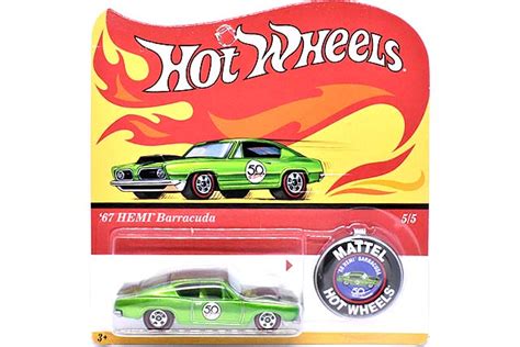50周年ORIGINAL COLLECTIONより67 HEMI BARRACUDAのレビューこれぞアニバーサリー記念モデルだ Hot Wheels 情報まとめ ホットウィール