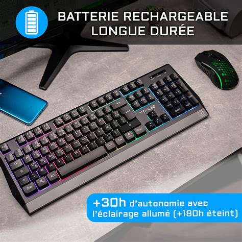 Pack Gaming Clavier Et Souris Tungsten The G Lab