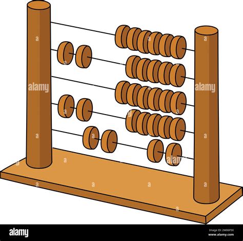 Abacus Cartoon Colored Clipart Illustration Stock Vector Image Art