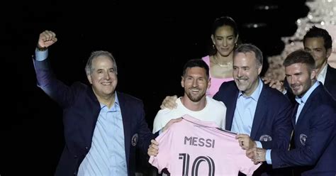 Inter Miami Presents Soccer World Champion Lionel Messi The Unveil Of