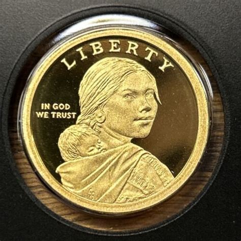 S Proof Sacagawea Native American Dollar From Proof Set With Free