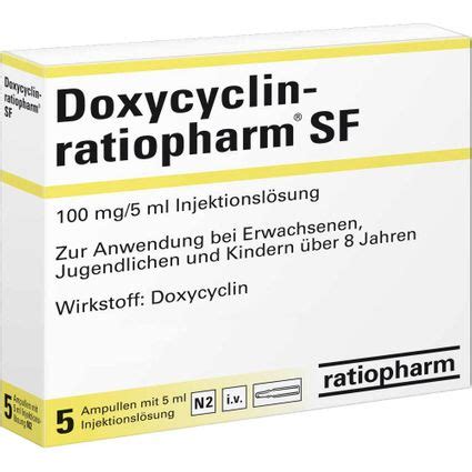 Doxycyclin Ratiopharm Sf St Mit Dem E Rezept Kaufen Shop Apotheke