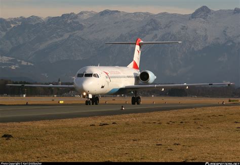 OE LVD Austrian Arrows Fokker F100 F28 Mark 0100 Photo By Karl