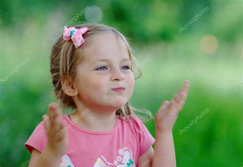 Cute little Girl laughing — Stock Photo © sloona-stock #12256503