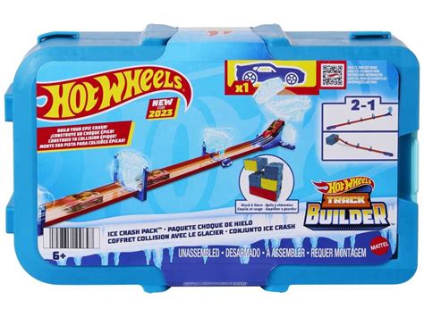 Acheter Hot Wheels Track Builder Pack Ice Collision Mattel HKX40