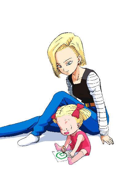 The Big Imageboard Tbib 2girl 2girls Android 18 Blonde Hair Blue Eyes Dragon Ball Dragonball