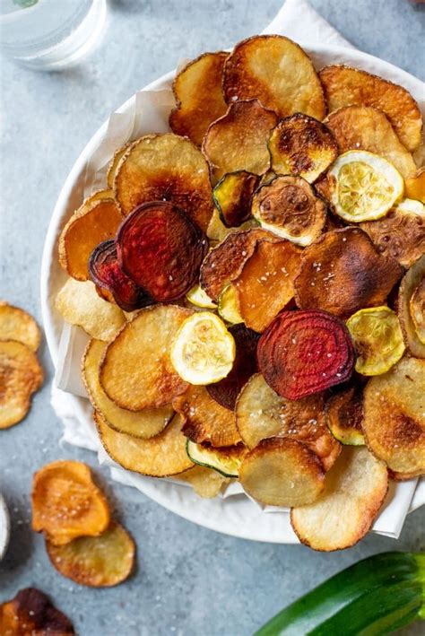 Crispy Baked Vegetable Chips Wholefully