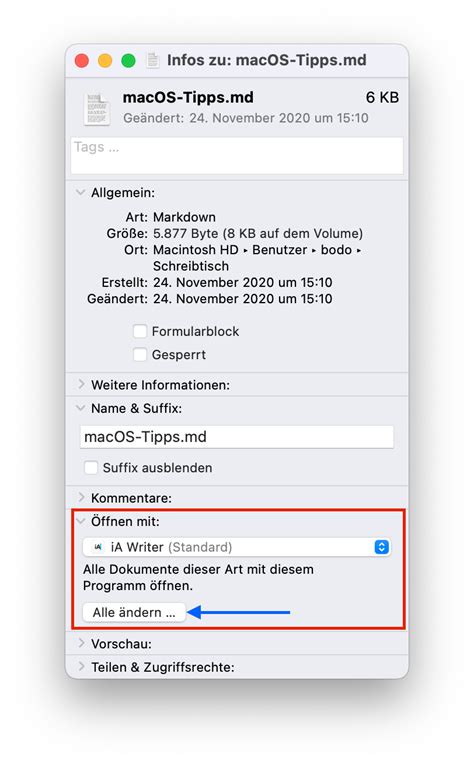 Macos Tipp 4 Standardprogramm Definieren Bodos Blog