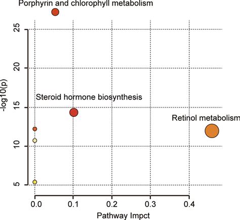 Metabolic pathway analysis was performed with MetaboAnalyst version ...