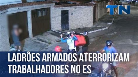 Ladrões armados aterrorizam trabalhadores no ES Vídeo Dailymotion