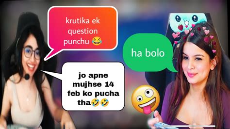 Kaash Ask Krutika Something Funny About 14 February 🤣 Krutika Ho Nai Raha Kya😂😂 Kaashplays