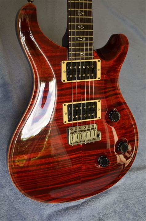 Prs Custom 24 Fire Red Burst Image 621668 Audiofanzine