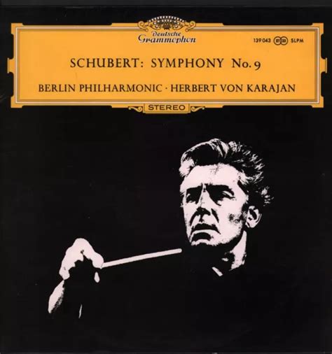 139043SLPM HERBERT VON Karajan Berlin Philharmonic Orchestra Schubert