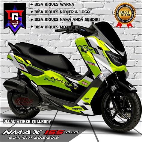 MERAH Sticker Decal Nmax 155 OLD Fullbody Decal Motorcycle Nmax 155