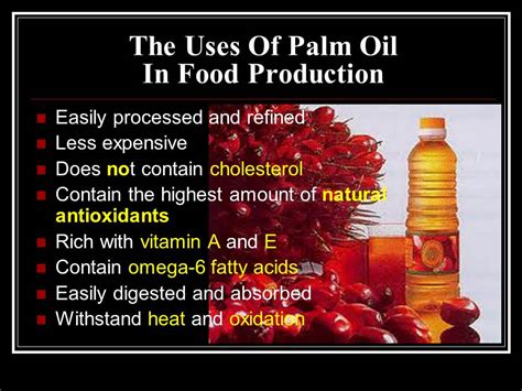 chem2U: Uses of Palm Oil in Food Production