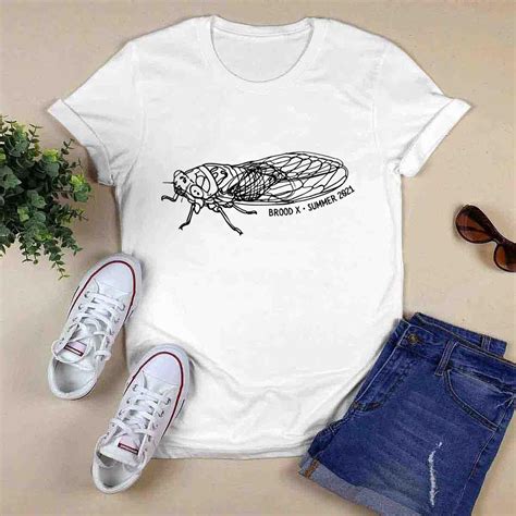 Cicadas Brood X 2021 Commemorative Minimalist Art Cicada Shirt