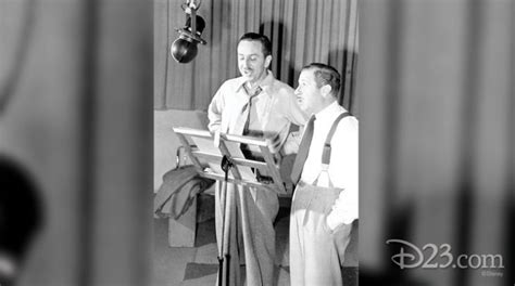 Walt Disney And Clarence Nash Doing Vo D23