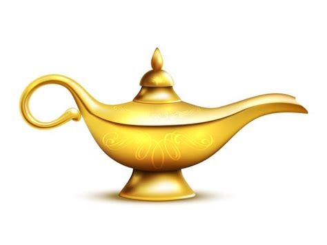 Aladdin Lamp Isolated Icon 477083 Vector Art At Vecteezy