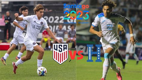 A qué hora juega Sub 23 Honduras vs Estados Unidos Juegos Panamericanos