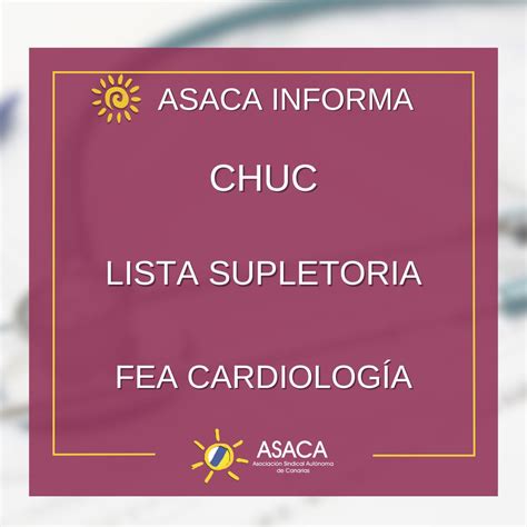 Chuc Relaci N Definitiva Lista Supletoria De Fea Cardiolog A