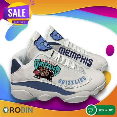 Memphis Grizzlies Air Jordan 13 Sneakers Robinplacefabrics