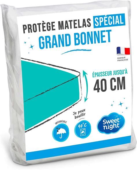 Epicook Protege Matelas Alese X Cm Imperm Able Grand Bonnet