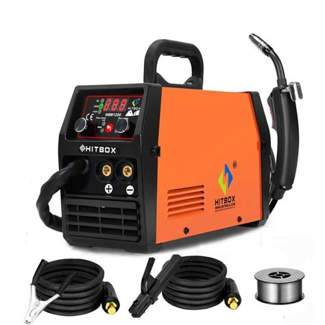 HITBOX Mig Welder Semi Automatic 110V 220V Inverter Tig Argon Arc Gas