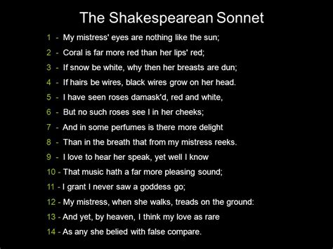 Shakespearean Sonnet Examples For Kids