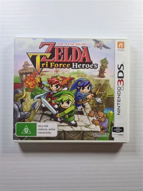 The Legend Of Zelda Tri Force Triforce Heroes Nintendo Ds Game Eur