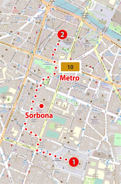 Parigi Le Maggiori Attrazioni Mappa Piano Turistico Monumenti