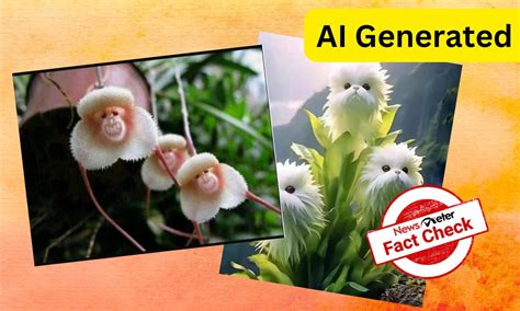 Fact Check Viral Image Of Rare Blooming Monkey Flower Is AI Generated