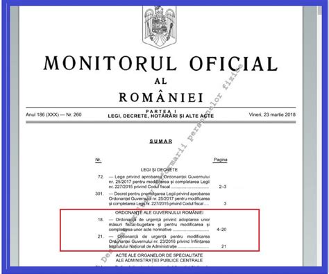 A fost publicată în Monitorul Oficial Ordonanța de Urgență privind