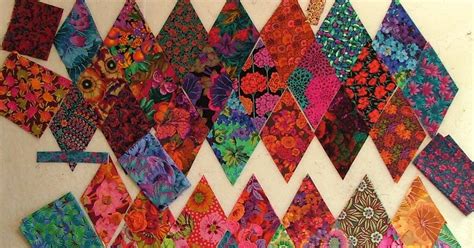 When I Saw The Bordered Diamonds Quilt In Kaffe Fassett S Book Simple