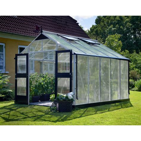 Serre De Jardin M Aluminium En Polycarbonate Mm Premium Juliana