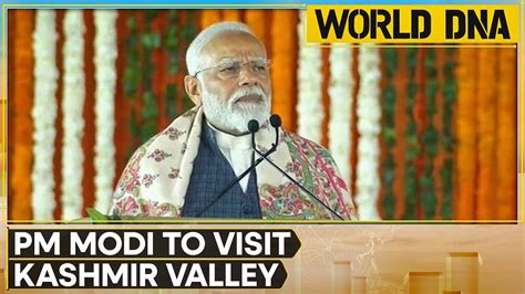 Modi In Kashmir Indian Pm Modi To Unveil Infrastructure Projects