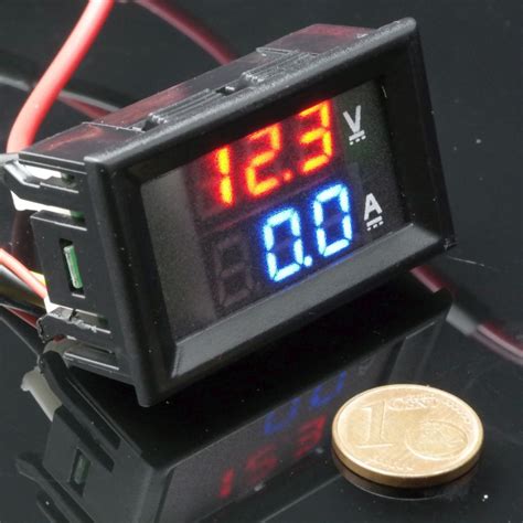 V A Led Digital Voltmeter Spannung Strom Anzeige Amperemeter