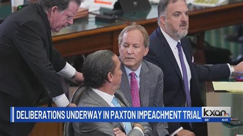 Ken Paxton Impeachment Trial Ends Senators Deliberating Attorney