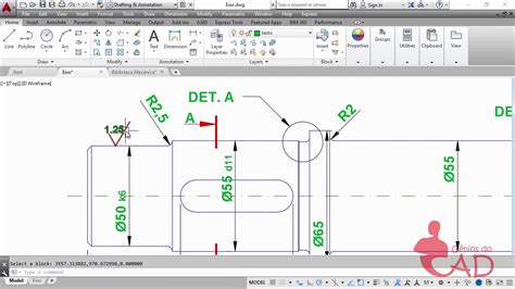 Aula 11 Símbolos Desenho Mecânico no AutoCAD YouTube