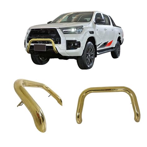 Golden Style Stainless Steel Front Bumper Nudge Bar For Toyota Hilux