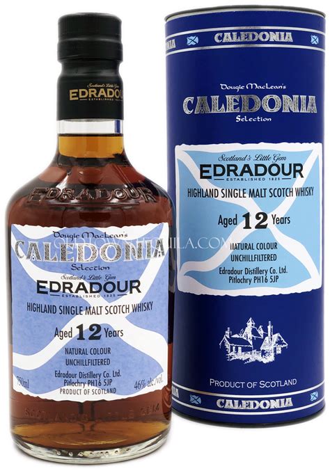 Edradour Caledonia 12 Year Old Highland Single Malt Scotch Whisky Old