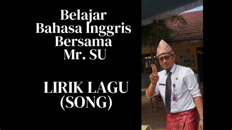 MEMAHAMI LIRIK LAGU DIFINISI FUNGSI SOSIAL STRUKTUR UNSUR