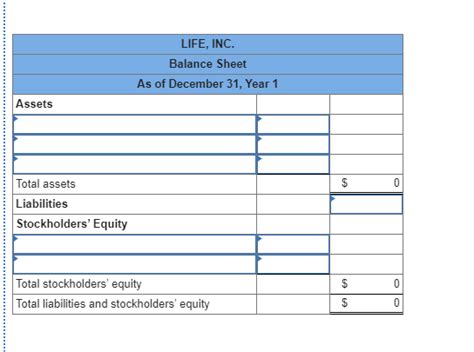 Solved Life Inc Experienced The Following Events In Year Chegg