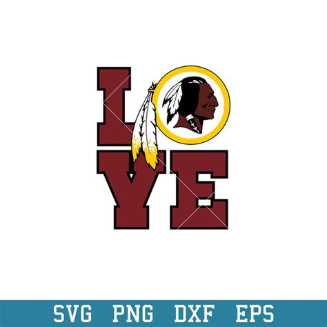 Washington Commanders Love Svg Washington Commanders Svg N Inspire