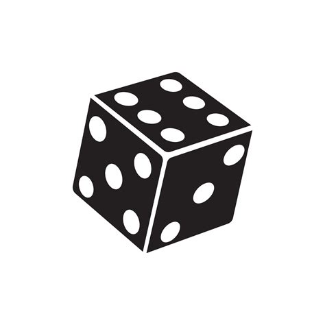 dice icon logo vector design 11814675 Vector Art at Vecteezy