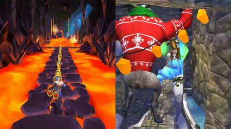 Temple Run Volcano Island Vs Frozen Festivals Temple Run Yahrudv