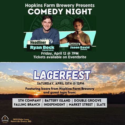 Lagerfest 2024 — Hopkins Farm Brewery