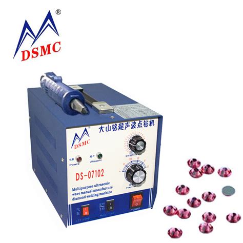 Ultrasonic Rhinestone Hot Fixing Machine Garment Fabric Stone Setting Machine Shoes Stone